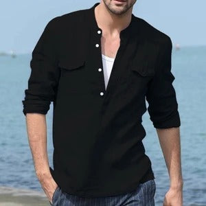 Long sleeve shirt men cotton shirt Limorista