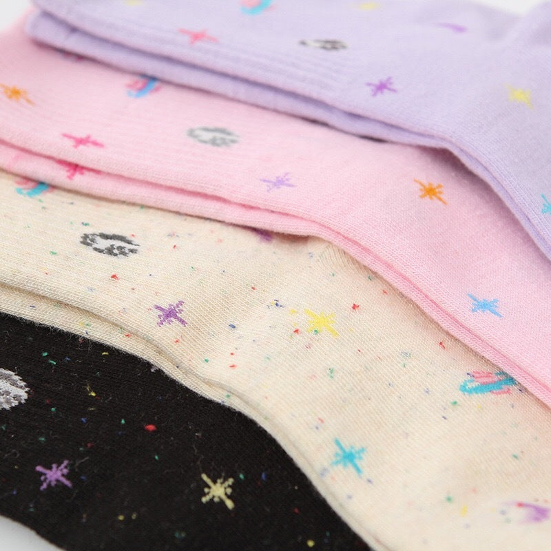 Cosmic starry female socks Limorista