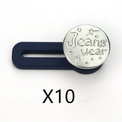 No Sew Jeans With Adjustable Expansion Waist Button Limorista