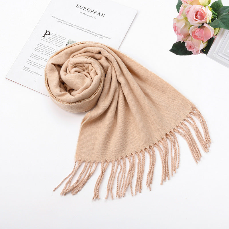 Autumn And Winter British Style Plaid Scarf Winter Limorista