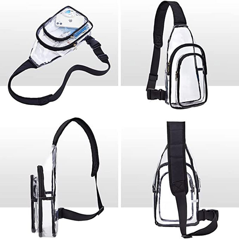 Fashion Personality PVC Transparent Single-shoulder Bag Limorista