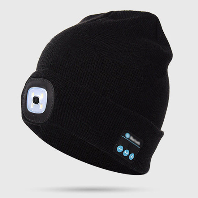 Bluetooth LED Hat Wireless Smart Headset Headphone Limorista