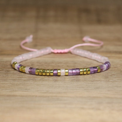 Spacer Beads Beaded Weave Bracelet Women&