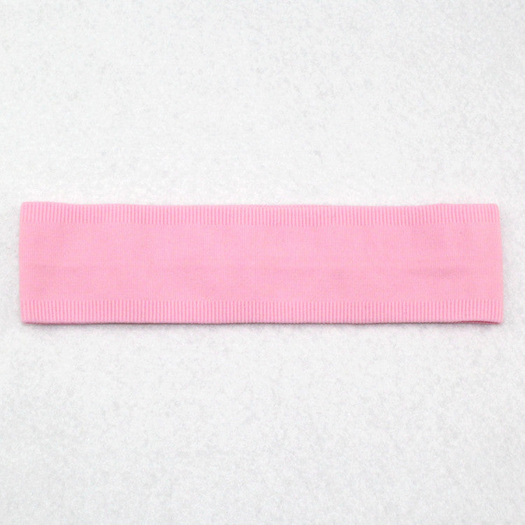 Non-slip Sports Antiperspirant Headband Nylon Monochromatic Headband Headwear Limorista