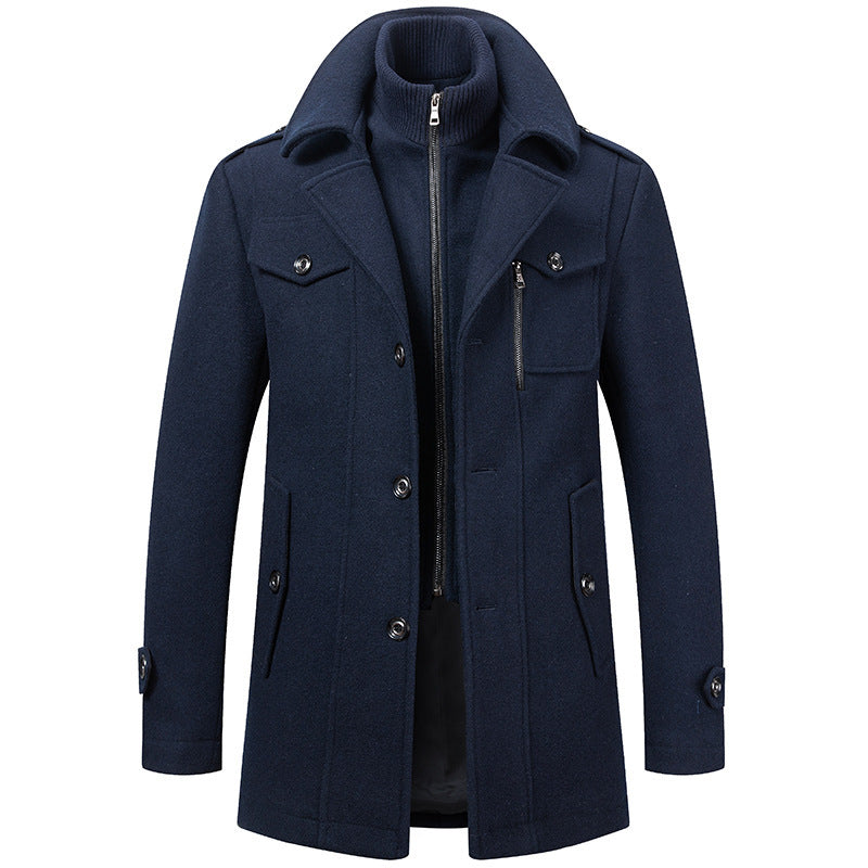 Cold-resistant plus cotton woolen men&