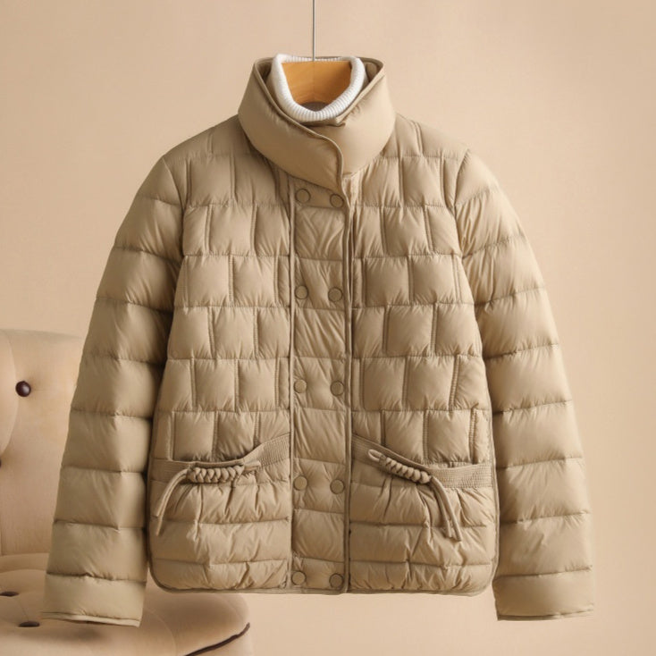 Fashion Simple Thin Lightweight Short Type Down Jacket Limorista