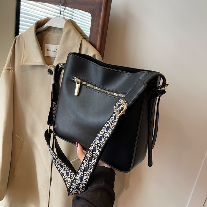 Fashion Soft Leather Bucket Bag For Women Limorista
