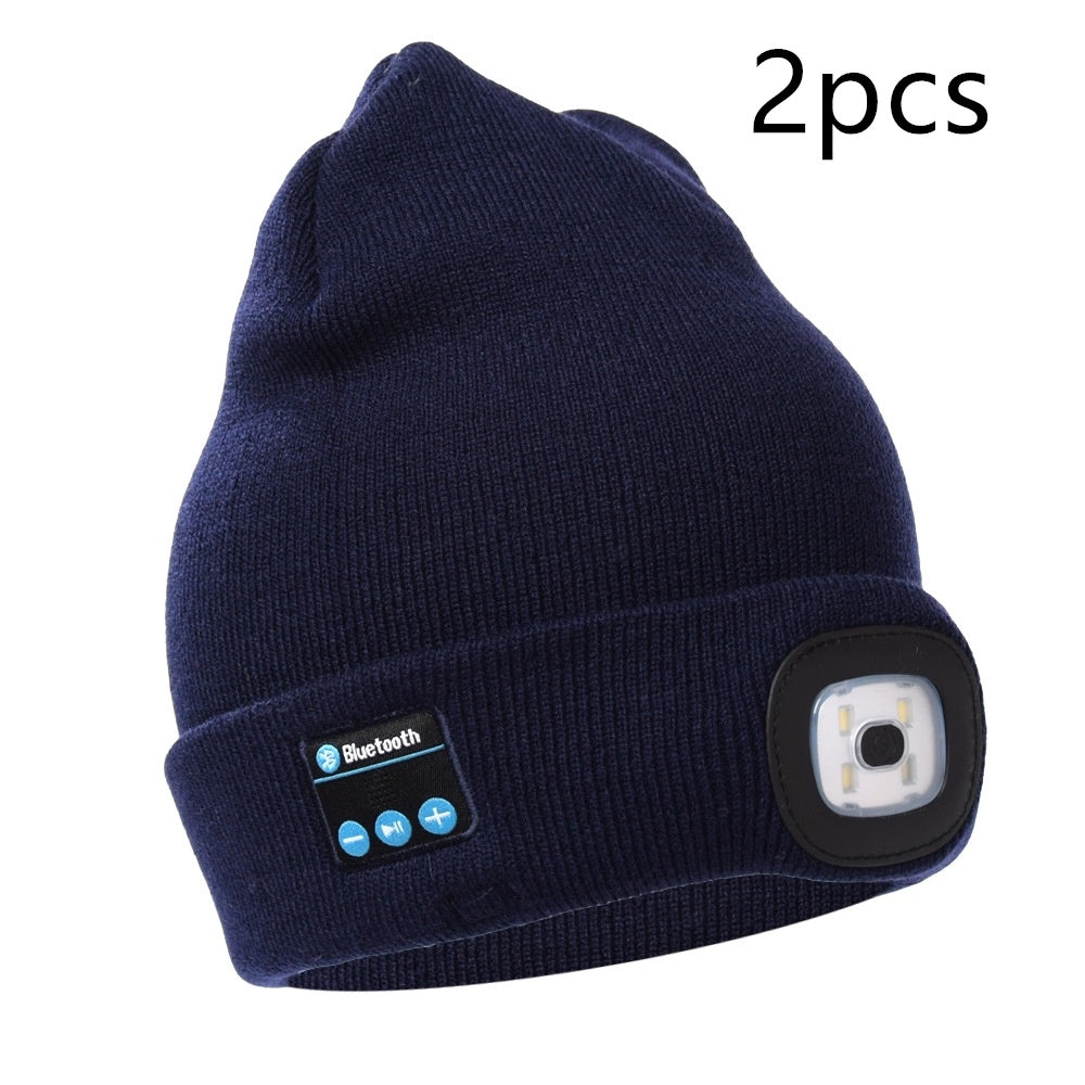 Bluetooth LED Hat Wireless Smart Headset Headphone Limorista