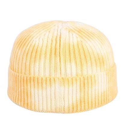 Tie-dye printed knitted hat Limorista