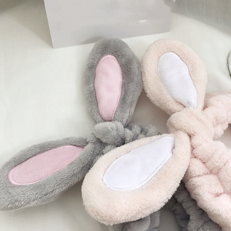 Rabbit Ear Washing Makeup Headband Limorista