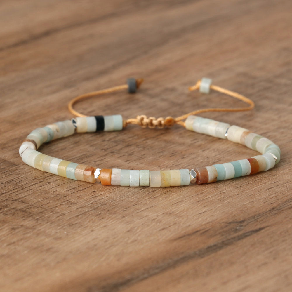 Spacer Beads Beaded Weave Bracelet Women&