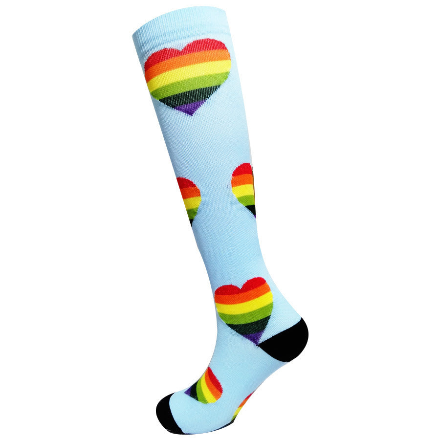 Ladies running stretch compression sports socks Limorista
