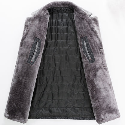 Woolen Coat Autumn And Winter Clothing Middle-aged Men&