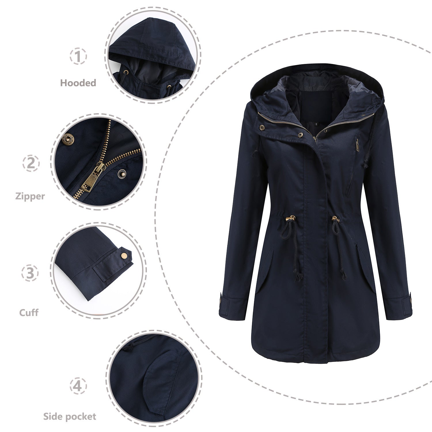 New Cotton Anorak Women&