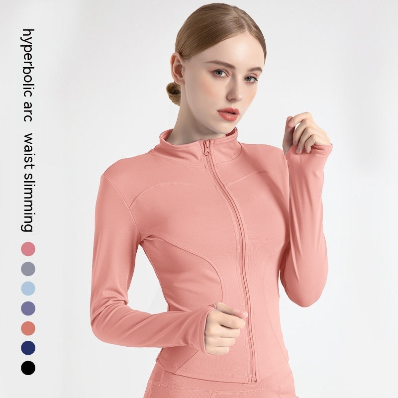 Outer Wear Long Sleeve Quick-drying Skinny Yoga Clothes Slim Fit Slimming Fitness Running Yoga Sports Jacket Limorista