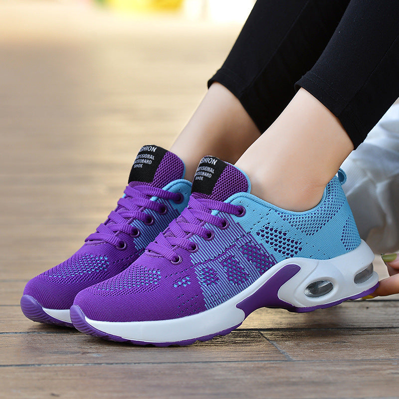 Flying Woven Mesh Shoes Women&