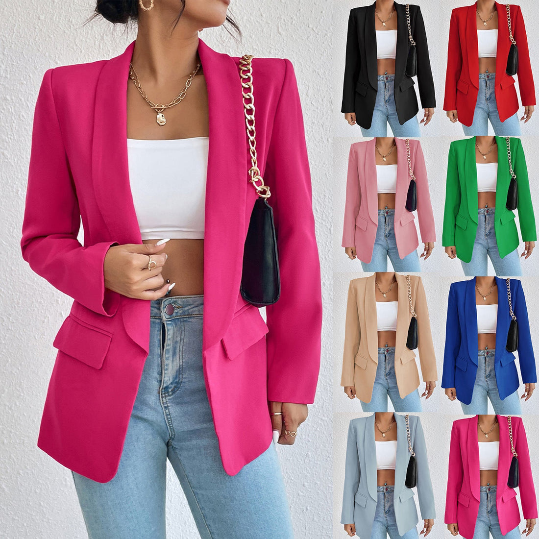 Winter Rose Fashion Suit Lapel Limorista