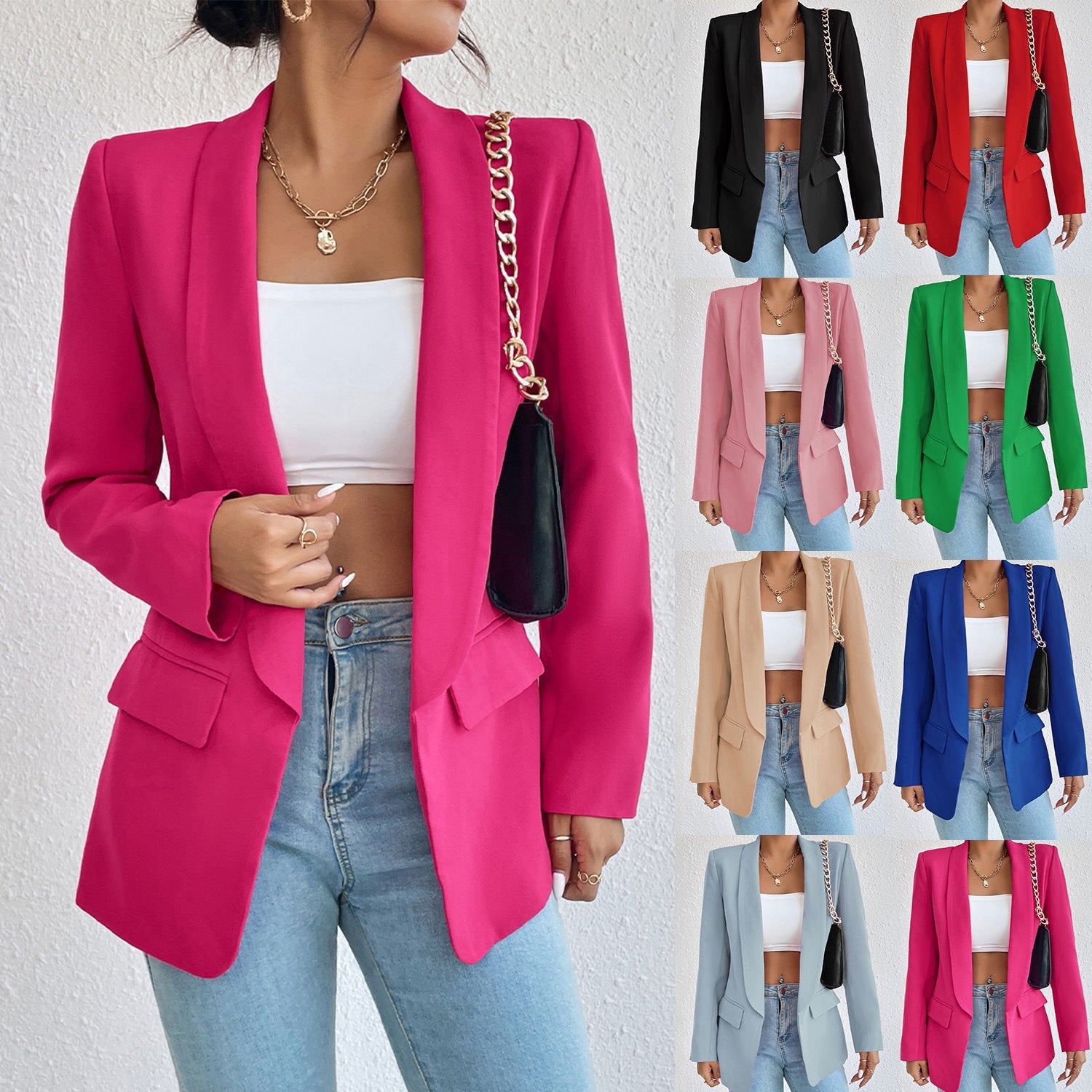 Winter Rose Fashion Suit Lapel Limorista