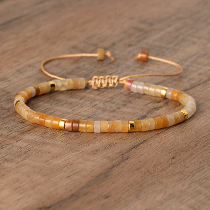 Spacer Beads Beaded Weave Bracelet Women&