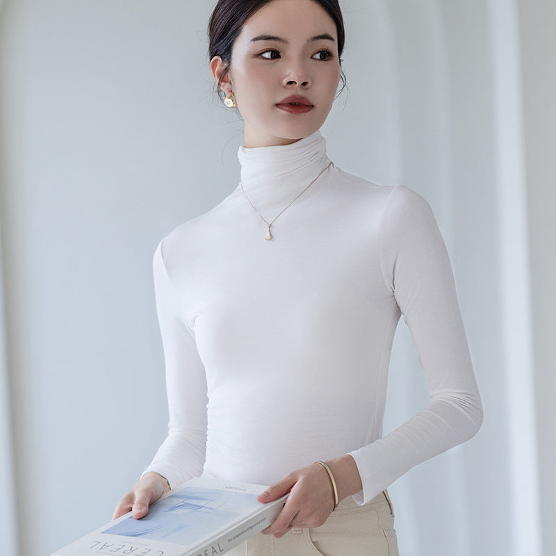 Turtleneck Bottoming Shirt Women&