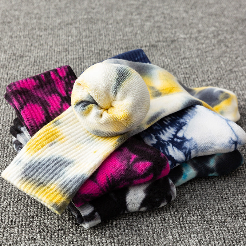 Tie Dyed Stockings Men&