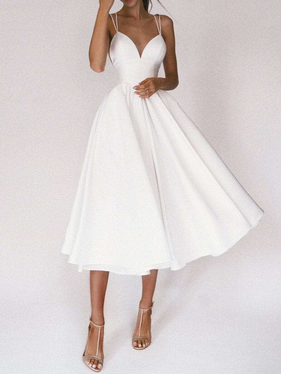 Sexy V-neck Suspender Dress Summer Fashion A-Line Long Dresses For Women Limorista