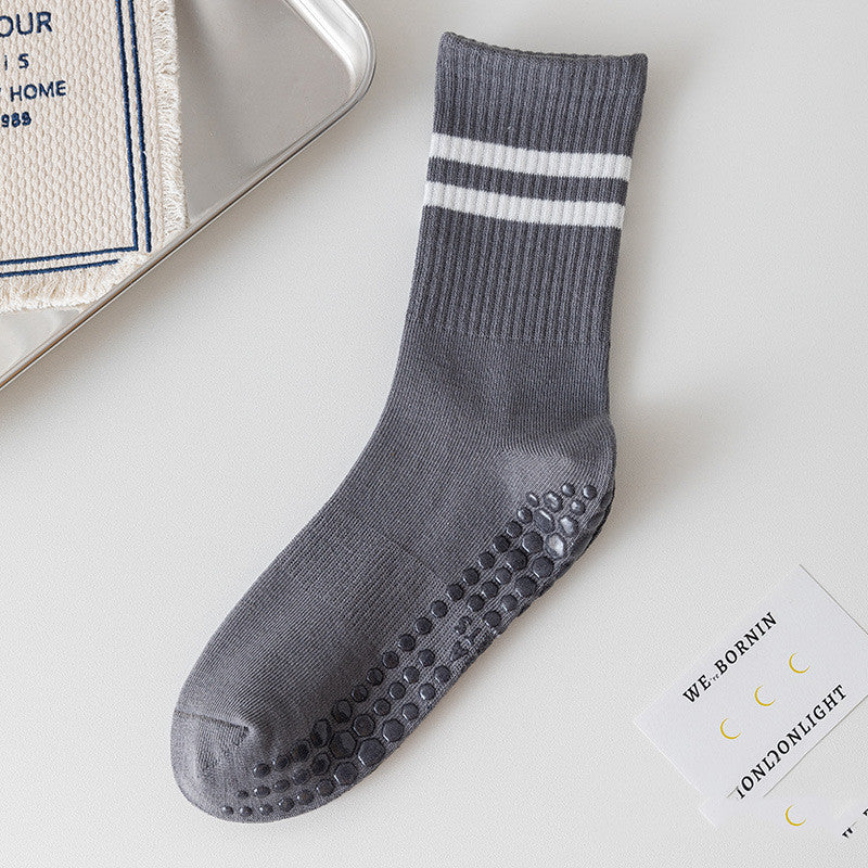 Indoor Anti Skid Wear Resistant Foot Guard Medium Tube Socks Limorista