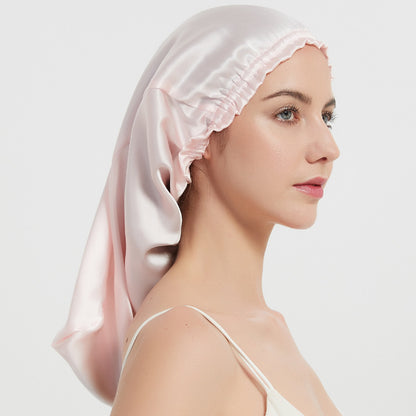 Silk Long Tube Nightcap Hair Care Thermal Heat Cap Limorista