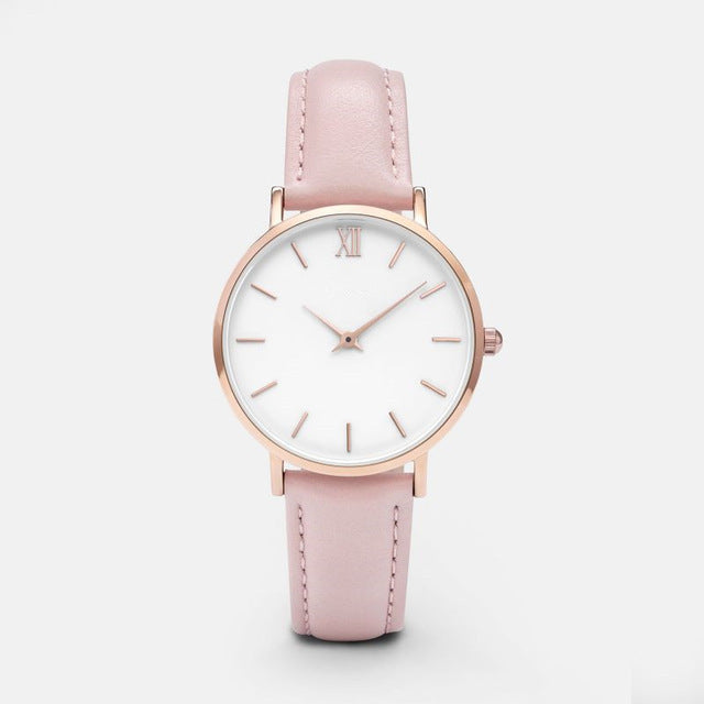 Fashion Women Watches Leather Quartz Watch for Ladies Clocks Limorista