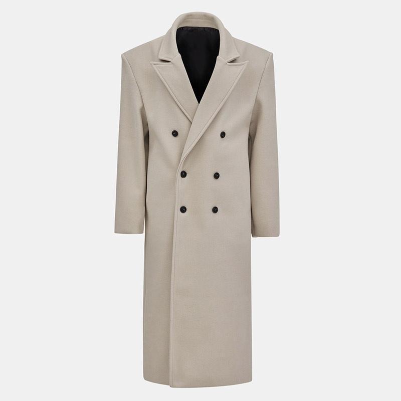 Autumn And Winter Temperament Commute Suit Collar Long Woolen Coat Limorista