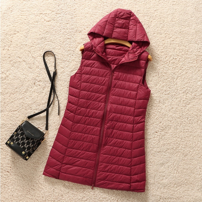 Fall Winter Hooded Korean Lightweight Down Jacket Limorista