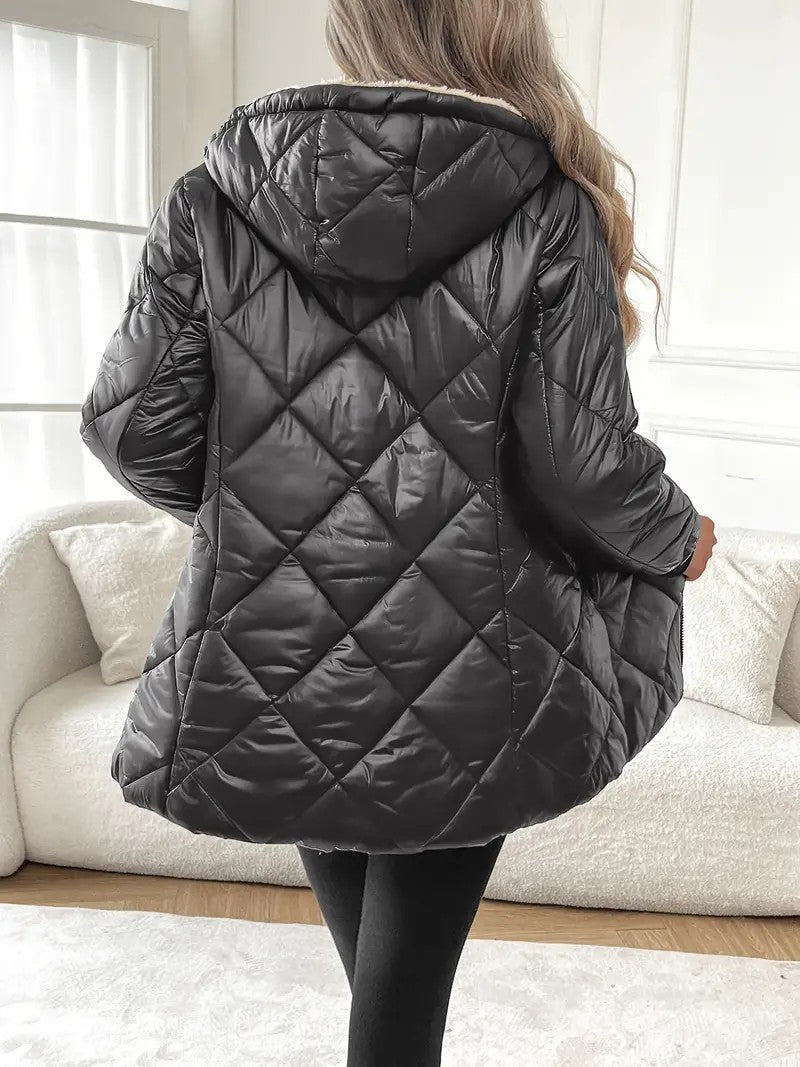 Autumn And Winter Long Sleeves Diamond Lattice Limorista