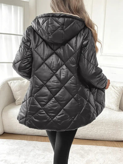 Autumn And Winter Long Sleeves Diamond Lattice Limorista
