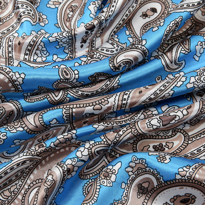 Paisley Printed 90 Square Scarf Retro Fashion Shawl Limorista