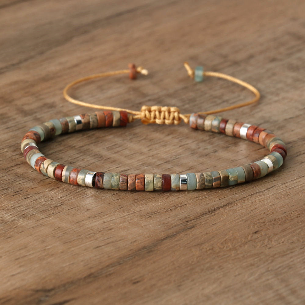 Spacer Beads Beaded Weave Bracelet Women&