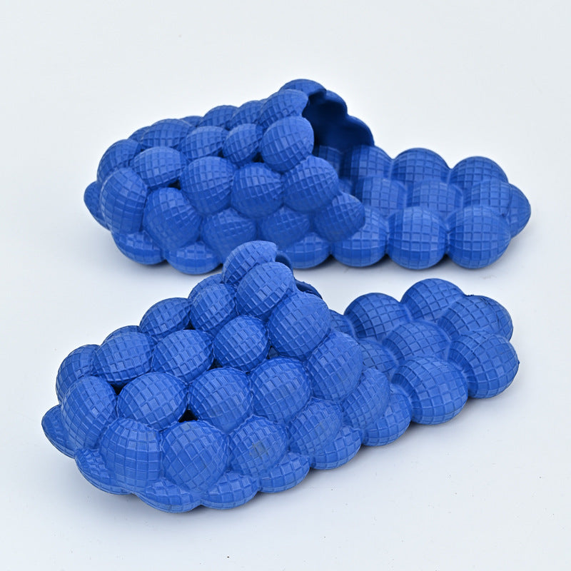 New Summer Fashion Massage Mesh  Bubble  Bathroom Slides Home Indoor Anti-Skid Shoes Limorista