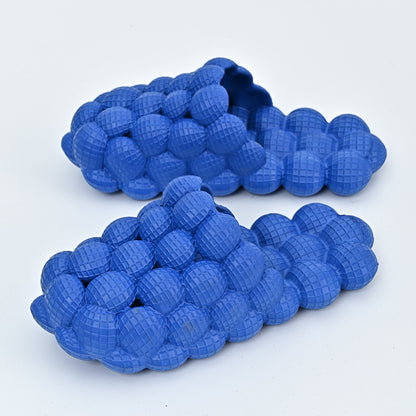 New Summer Fashion Massage Mesh  Bubble  Bathroom Slides Home Indoor Anti-Skid Shoes Limorista