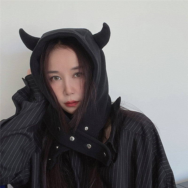 Female Fashion Warm Fleece Surface Ear Protection Overhead Hat Limorista