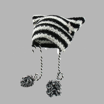 Korean Cute Thermal Head Cover Woolen Cap Limorista