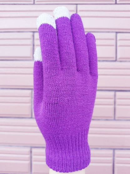 Touch screen gloves warm knit wool touch screen gloves winter touch gloves Limorista