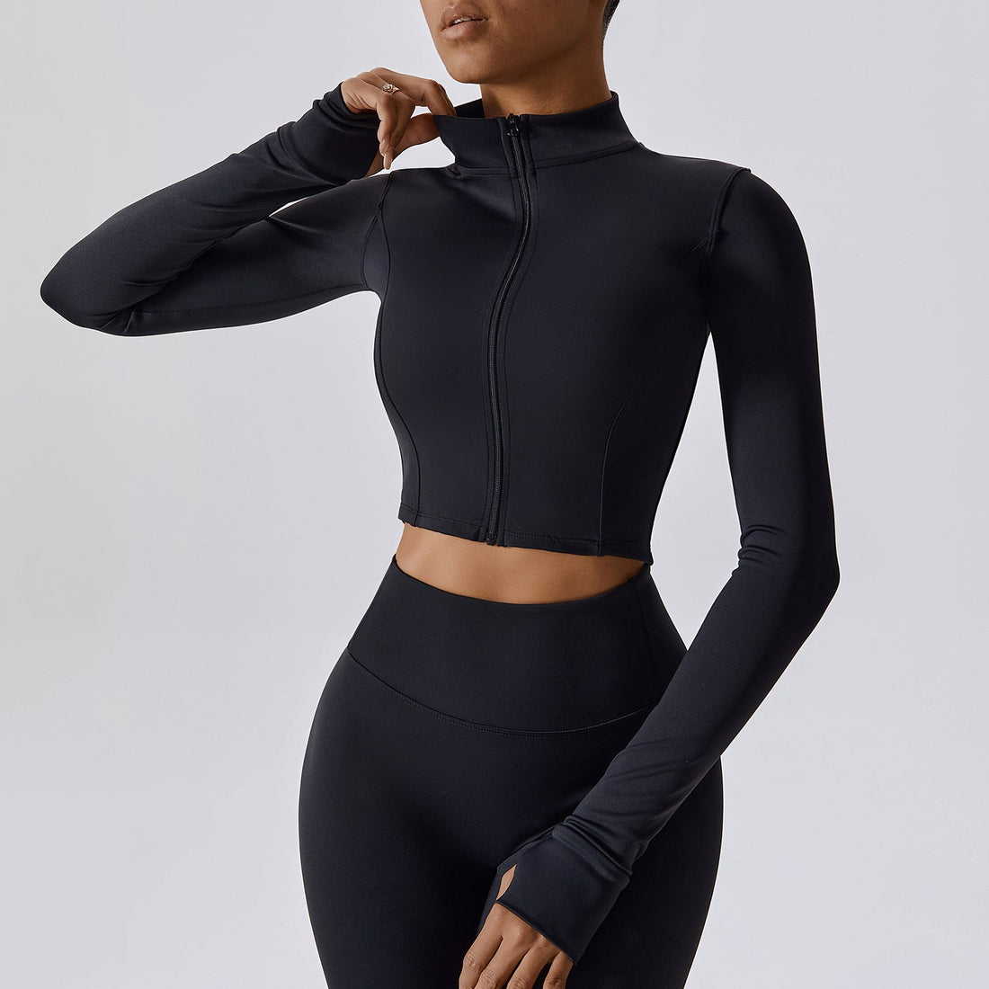 Zipper Outdoor Running Sports Ladies Yoga Jacket Limorista