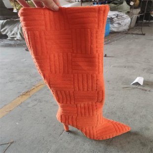 Plus Size Sexy Pointed Toe Thermal Towel Boots Limorista