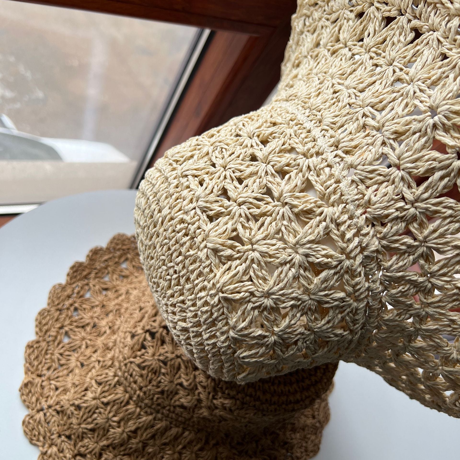 Summer Beach Sunshade Hollow Straw Hat Limorista