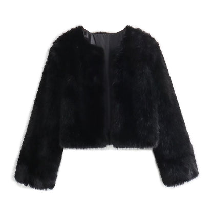 Polyester Imitation Fur Women&