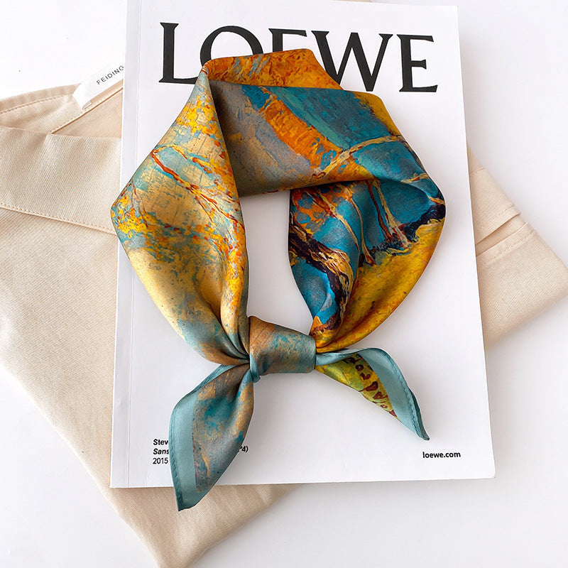 Fashion Lady Sunflower Vintage Scarf Limorista