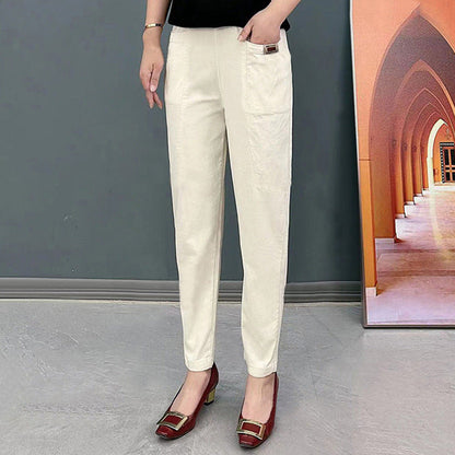 Leisure Commute All-matching Fashionable Pants Cover Belly Comfortable Limorista