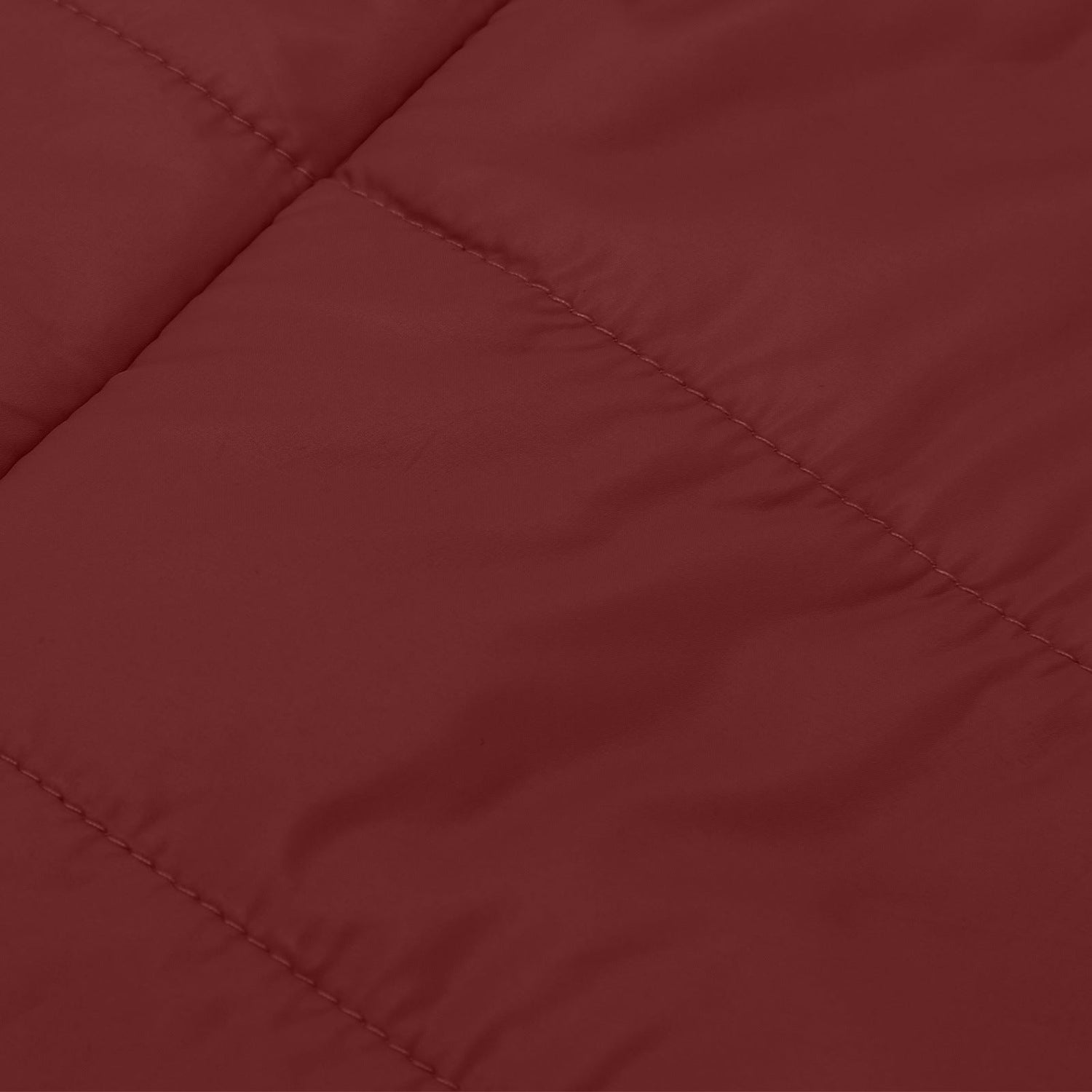 European And American Zipper Outer Wear Hooded Warm Fleece-lined Mid-length Winter Women&