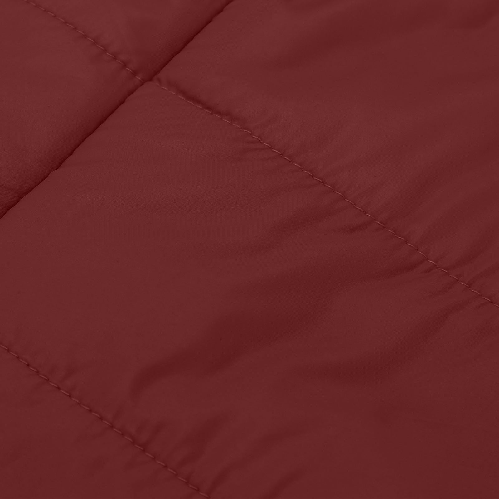European And American Zipper Outer Wear Hooded Warm Fleece-lined Mid-length Winter Women&