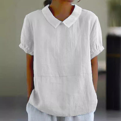 Loose Lapels Shirt Women&