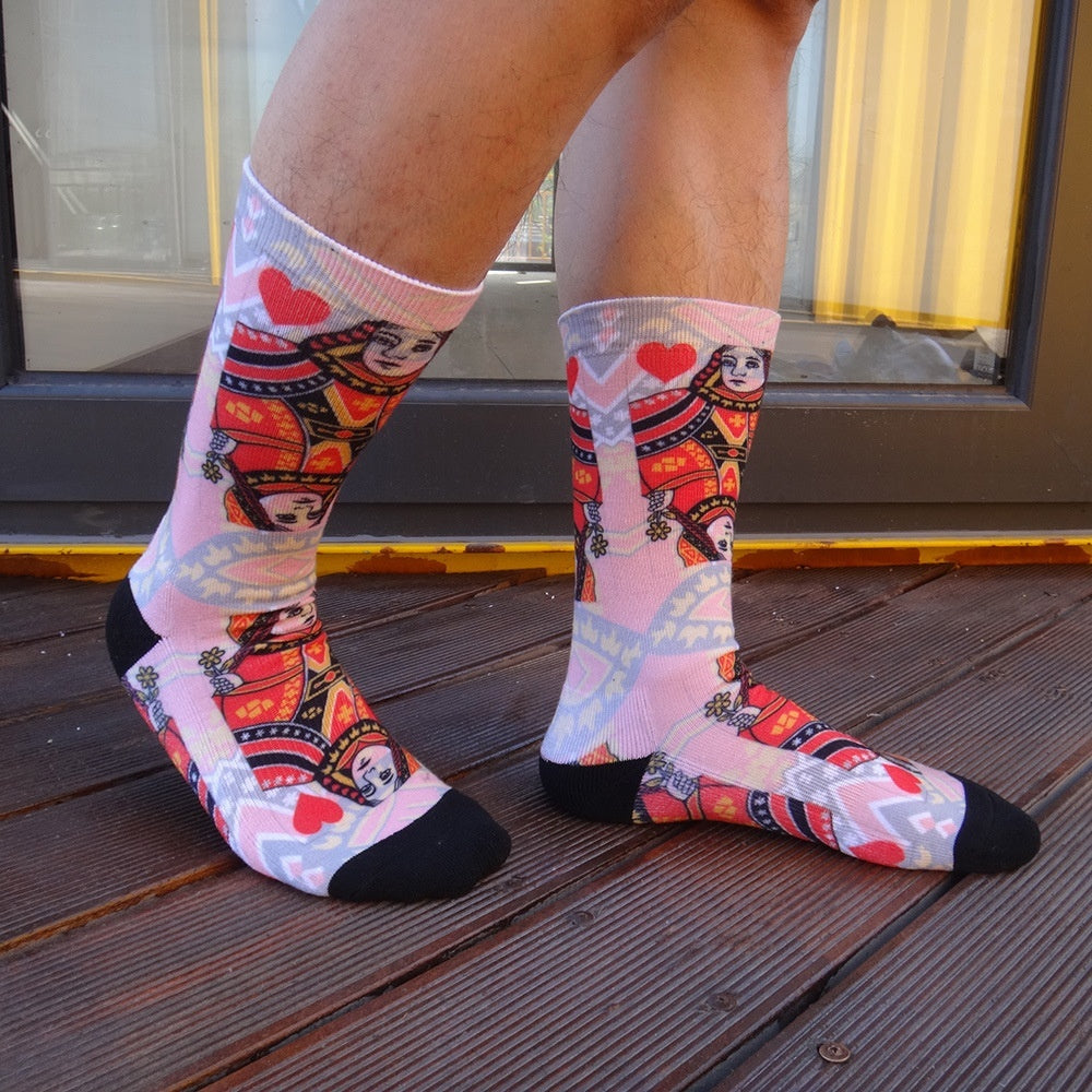 Cartoon Pet Head Face Socks Limorista